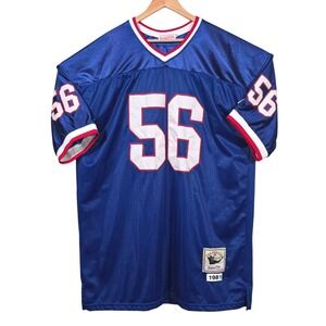 Mitchell & Ness NY Giants 1981 Taylor 54 Jersey Blue‎ Throwbacks NFL Mens 54